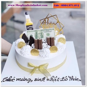 Bánh Sinh Nhật Hình Lon Bia Chai Rượu - LK47
